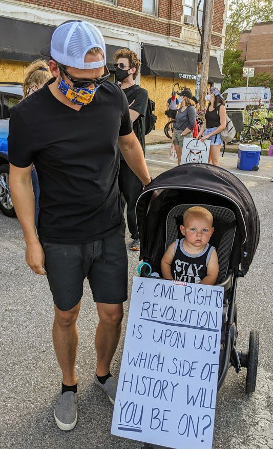 Delmar Loop Protest